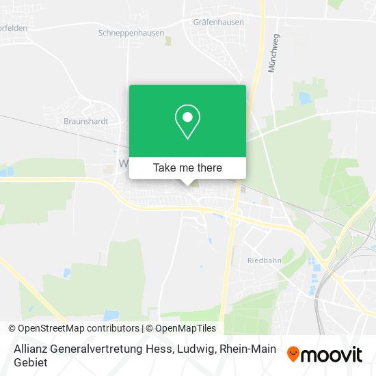 Allianz Generalvertretung Hess, Ludwig map