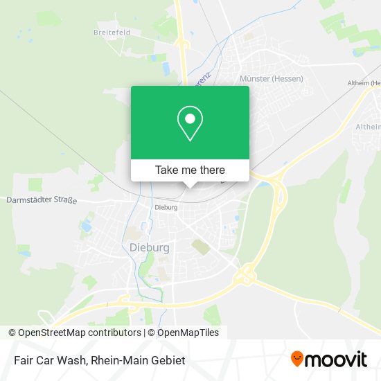 Fair Car Wash map