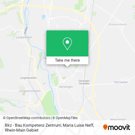 Bkz - Bau Kompetenz Zentrum, Maria Luise Neff map