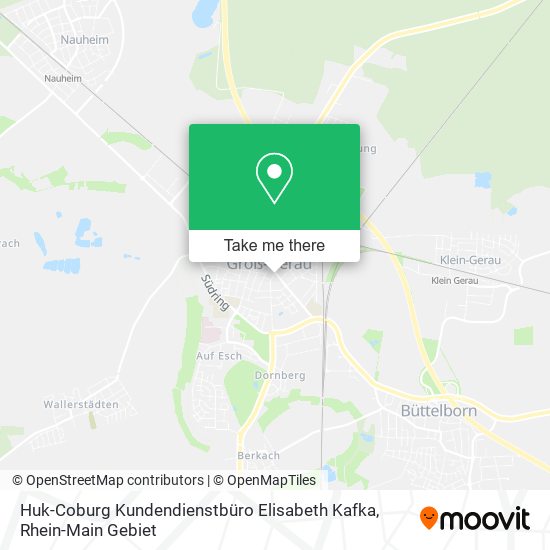 Huk-Coburg Kundendienstbüro Elisabeth Kafka map