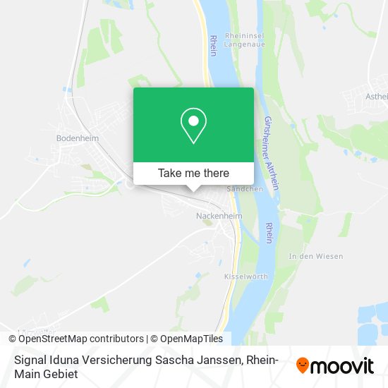 Signal Iduna Versicherung Sascha Janssen map