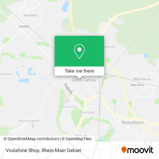 Vodafone Shop map