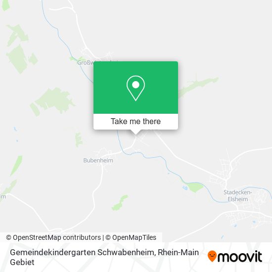 Gemeindekindergarten Schwabenheim map