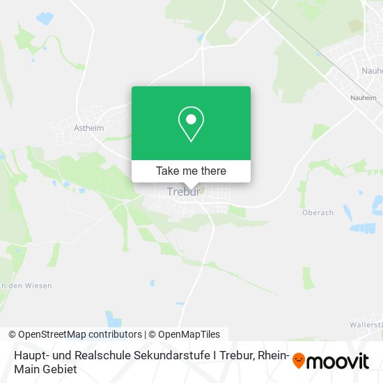 Haupt- und Realschule Sekundarstufe I Trebur map