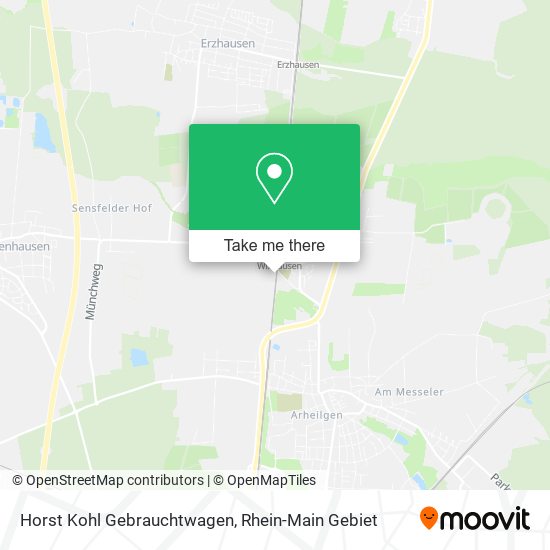 Horst Kohl Gebrauchtwagen map