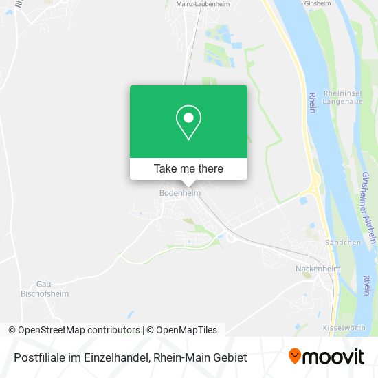 Postfiliale im Einzelhandel map