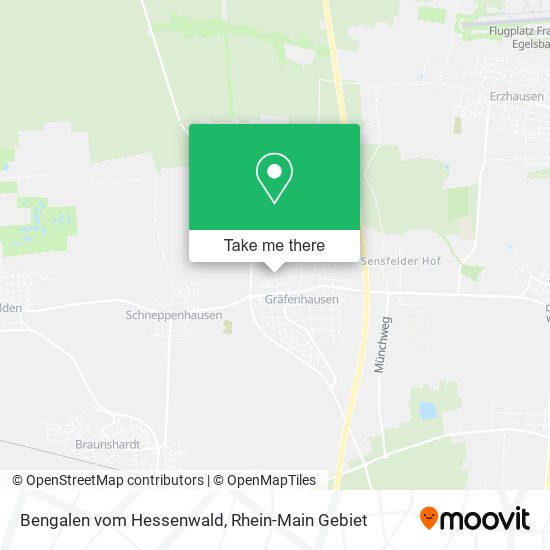 Bengalen vom Hessenwald map