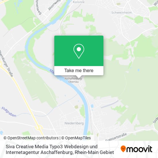 Siva Creative Media Typo3 Webdesign und Internetagentur Aschaffenburg map