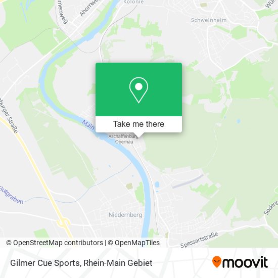 Gilmer Cue Sports map