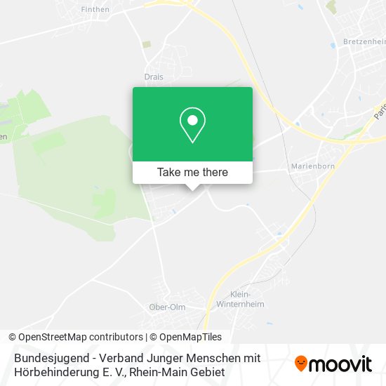 Bundesjugend - Verband Junger Menschen mit Hörbehinderung E. V. map