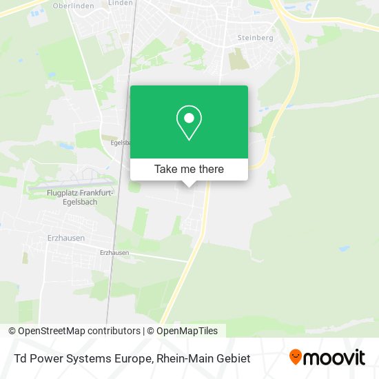 Td Power Systems Europe map