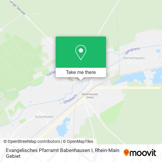 Evangelisches Pfarramt Babenhausen I map