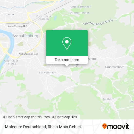 Molecure Deutschland map