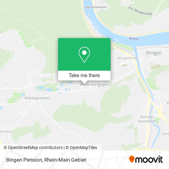 Bingen Pension map