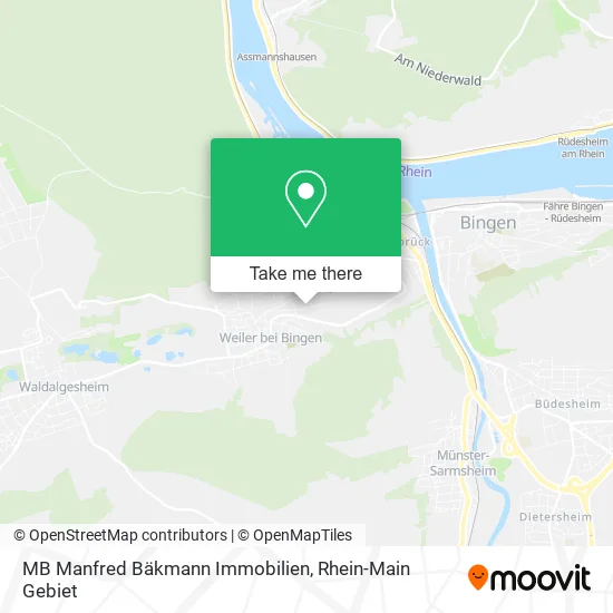 Карта MB Manfred Bäkmann Immobilien