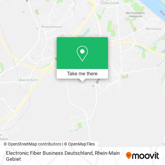 Electronic Fiber Business Deutschland map