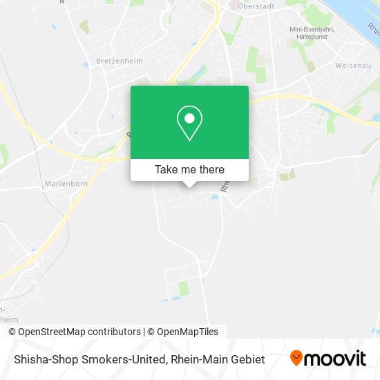 Shisha-Shop Smokers-United map