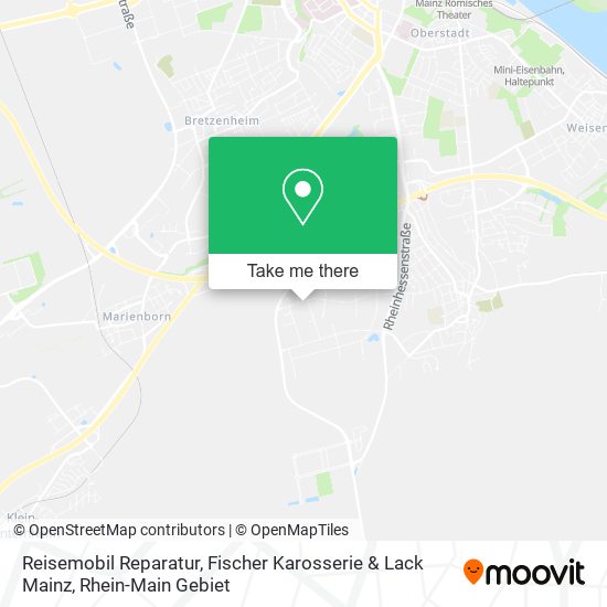 Reisemobil Reparatur, Fischer Karosserie & Lack Mainz map