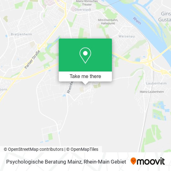 Psychologische Beratung Mainz map