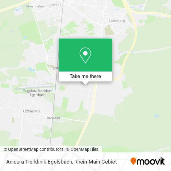 Карта Anicura Tierklinik Egelsbach