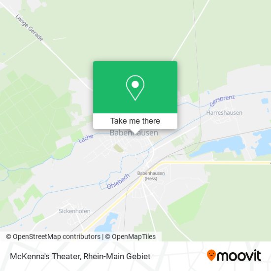 McKenna's Theater map