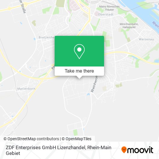 ZDF Enterprises GmbH Lizenzhandel map
