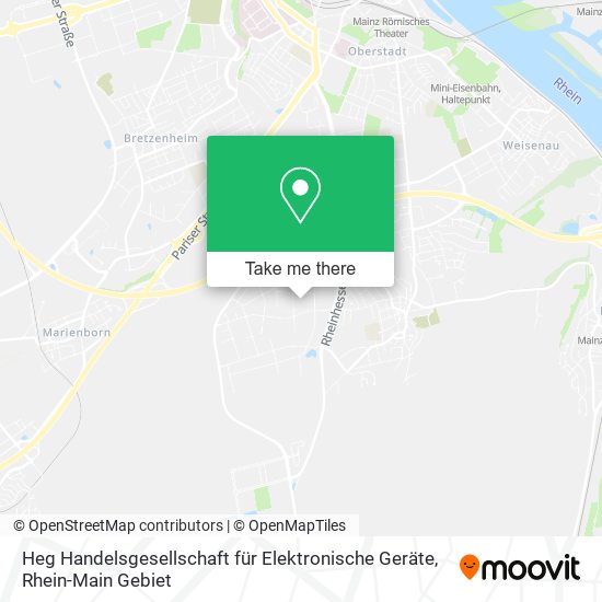 Heg Handelsgesellschaft für Elektronische Geräte map
