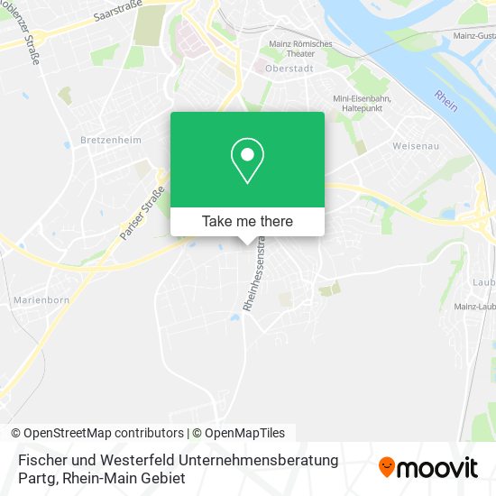 Карта Fischer und Westerfeld Unternehmensberatung Partg