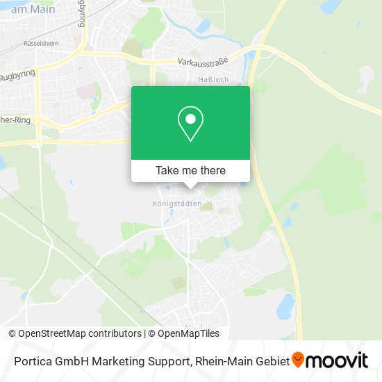 Portica GmbH Marketing Support map