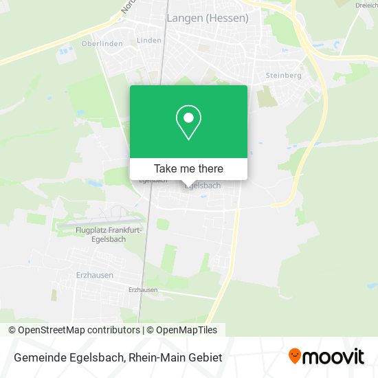 Gemeinde Egelsbach map