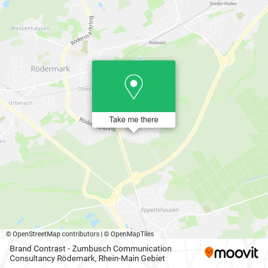 Карта Brand Contrast - Zumbusch Communication Consultancy Rödemark