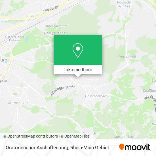 Oratorienchor Aschaffenburg map