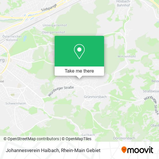 Johannesverein Haibach map