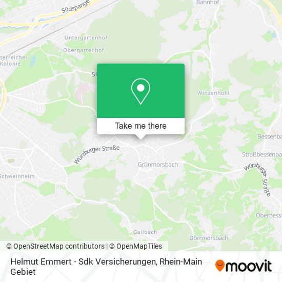 Helmut Emmert - Sdk Versicherungen map