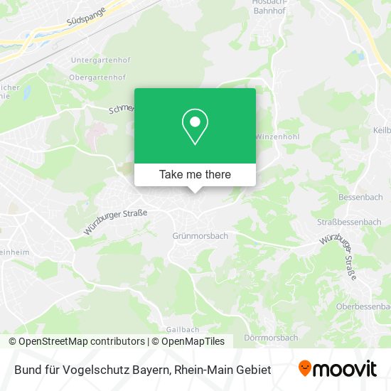 Bund für Vogelschutz Bayern map