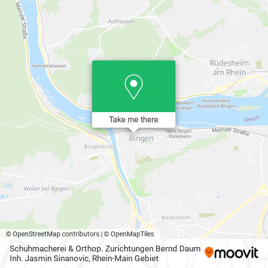 Schuhmacherei & Orthop. Zurichtungen Bernd Daum Inh. Jasmin Sinanovic map