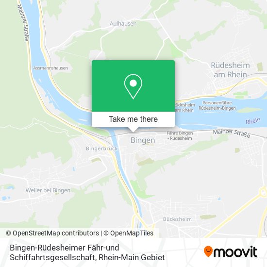 Bingen-Rüdesheimer Fähr-und Schiffahrtsgesellschaft map
