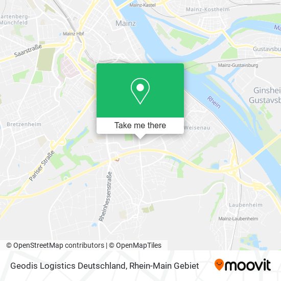 Geodis Logistics Deutschland map