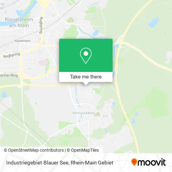 Карта Industriegebiet Blauer See