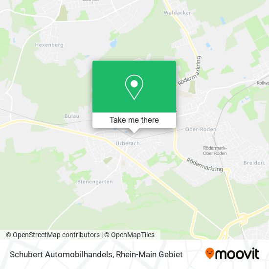 Schubert Automobilhandels map