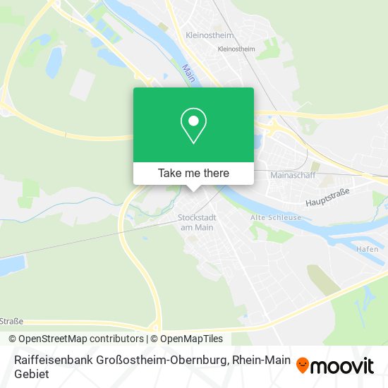 Raiffeisenbank Großostheim-Obernburg map