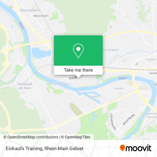 Einkaufs Training map