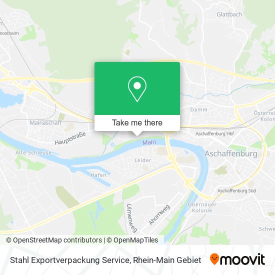 Stahl Exportverpackung Service map