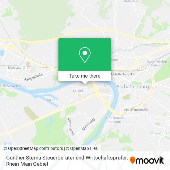 Günther Sterna Steuerberater und Wirtschaftsprüfer map