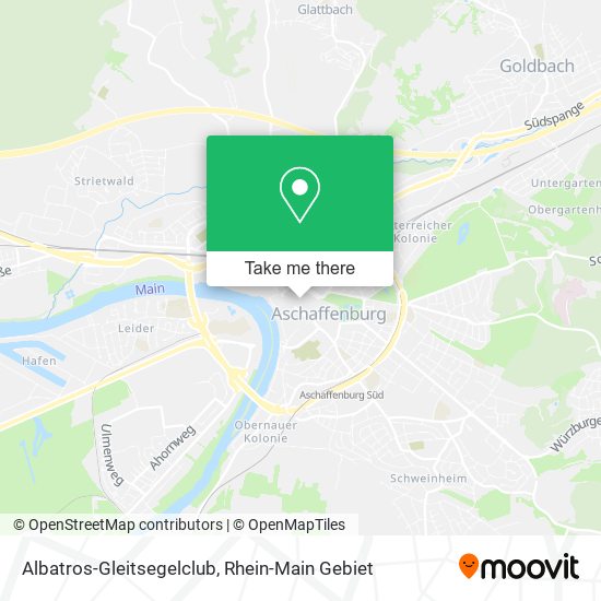 Карта Albatros-Gleitsegelclub