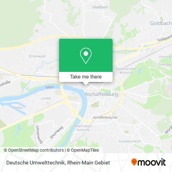 Deutsche Umwelttechnik map