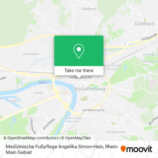 Карта Medizinische Fußpflege Angelika Simon-Hein