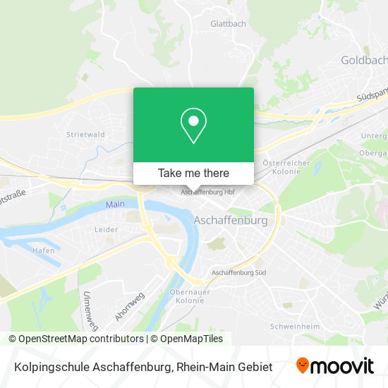 Kolpingschule Aschaffenburg map