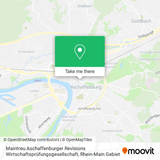 Maintreu Aschaffenburger Revisions Wirtschaftsprüfungsgesellschaft map