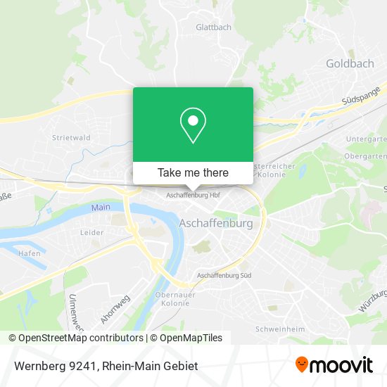 Wernberg 9241 map